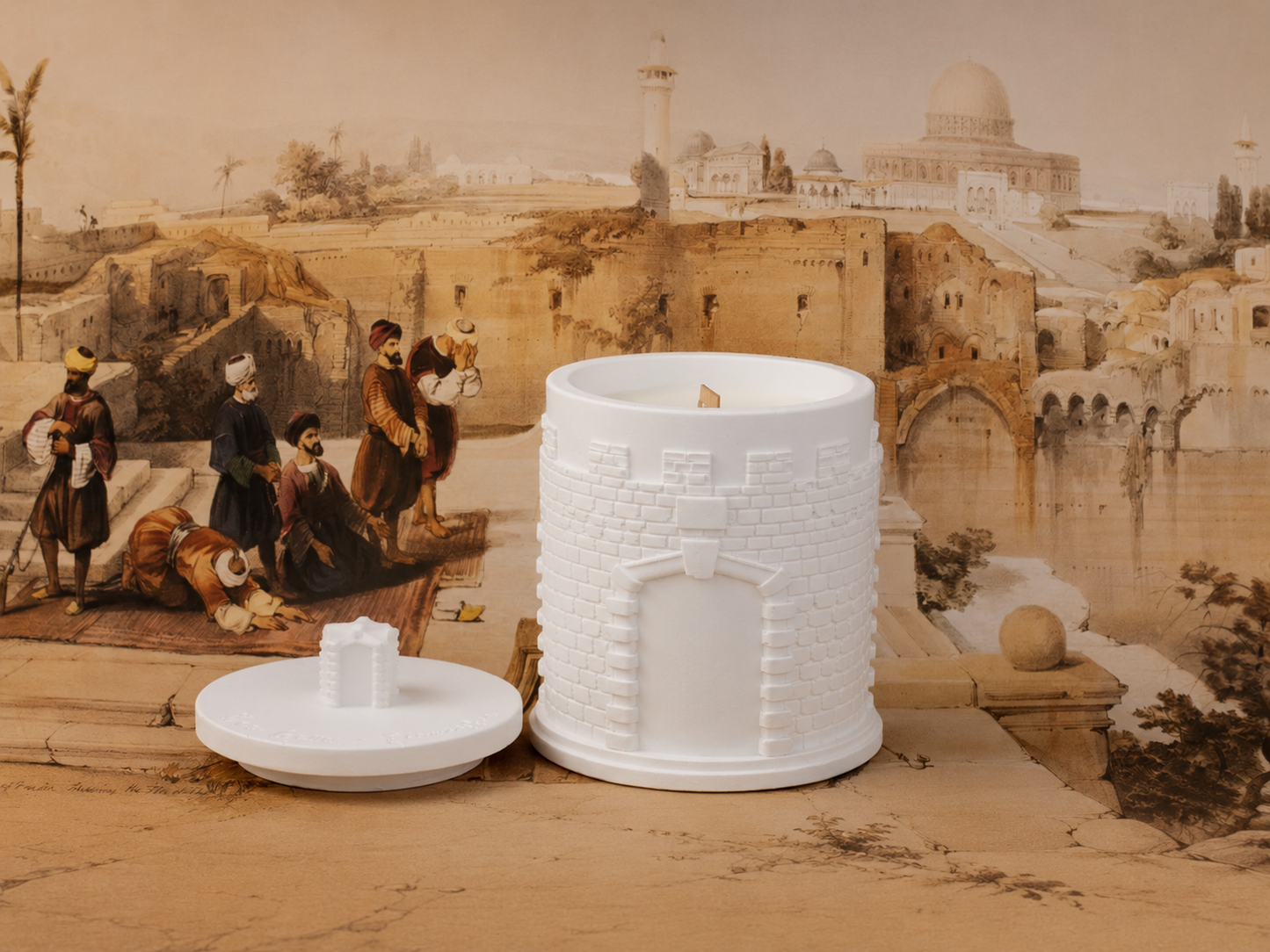 Gates Of Jerusalem Candle